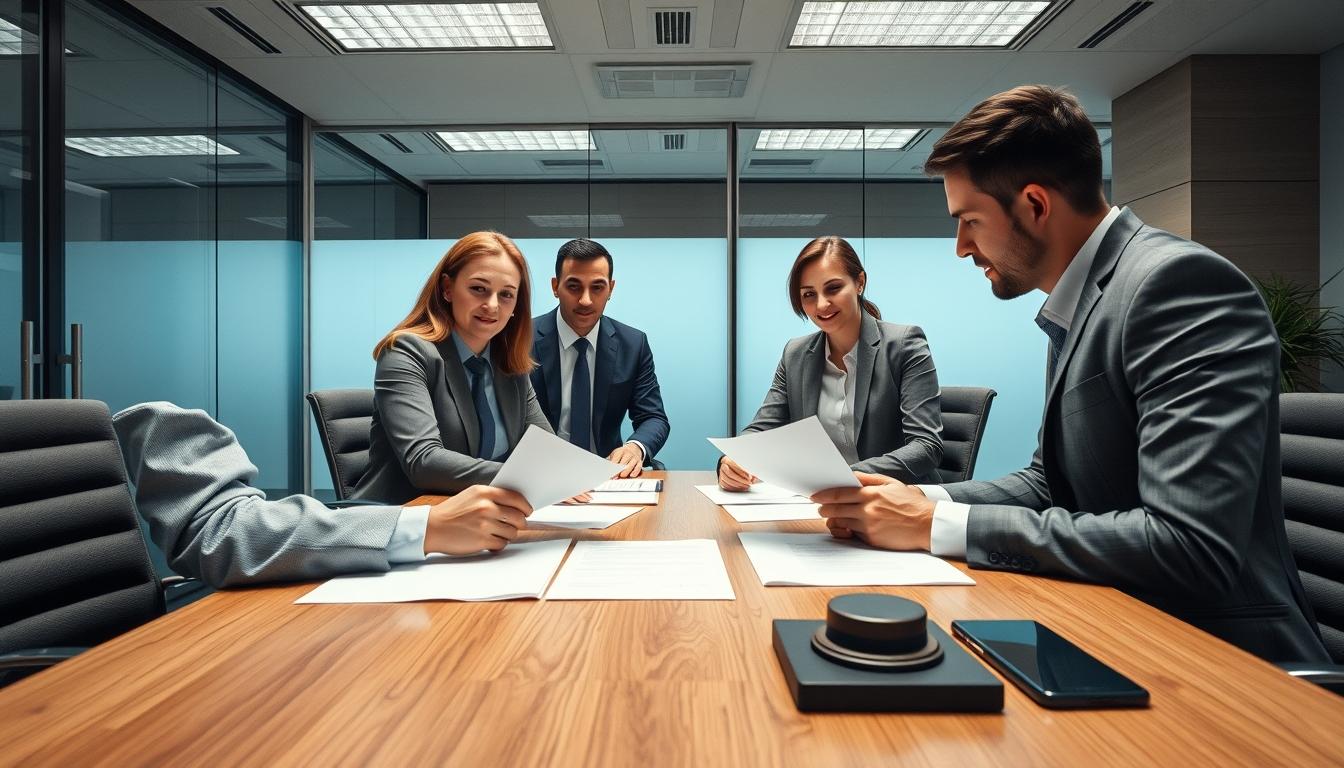 Business contract documents